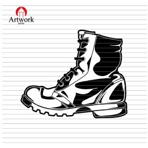 BOOTS SILHOUETTE SVG FILE