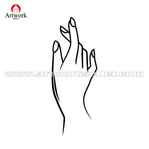 HANDS WOMAN SVG 2