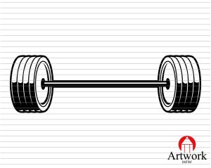 LIFTING WEIGHT SVG FILES