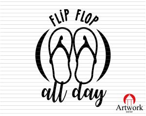 FLIP FLOP DAY SVG