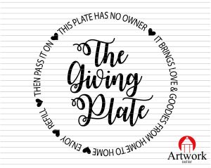 THE GIVING PLATE 1 SVG