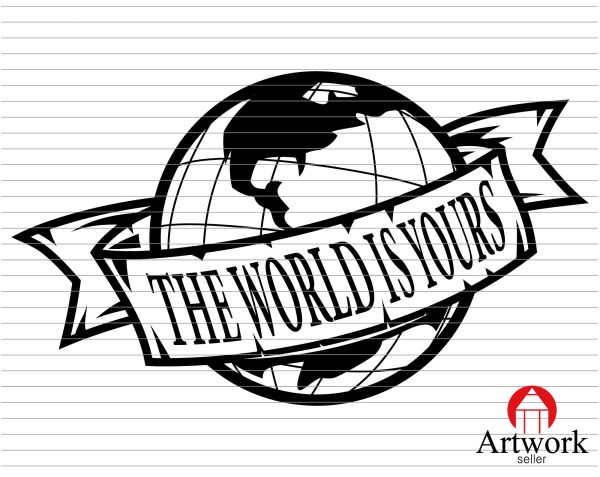 THE WORLD IS YOURS SVG